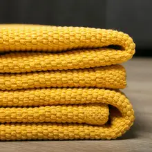 Большой хлопковый и льняной ковер с кисточками ручной работы, напольный коврик, дверной гобелен для спальни, декоративное одеяло, чайный ковер для гостиной