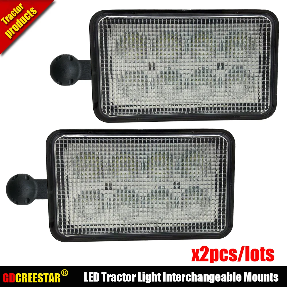 Pair Rectangle 40w Led Agriculture Light W Ball Mount Tl8400 For John Deere Tractor 9100 90 9300 9400 9300t 9400t Re1548 Light Bar Work Light Aliexpress