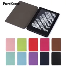 Ультратонкий чехол для электронной книги OOTDTY, магнитный чехол из искусственной кожи с откидной крышкой и подставкой, защитный чехол для Amazon, Kindle 10th Generation 6"