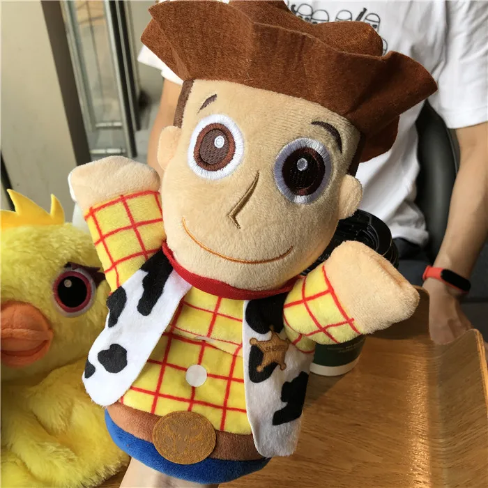 Woody «История игрушек», «4 марионетка древесные с рисунком Базза Лайтера одежда для улицы; Forky Банни уточка инопланетянин плюшевая игрушка милые мягкие Животные детские игрушки для детей - Цвет: Woody