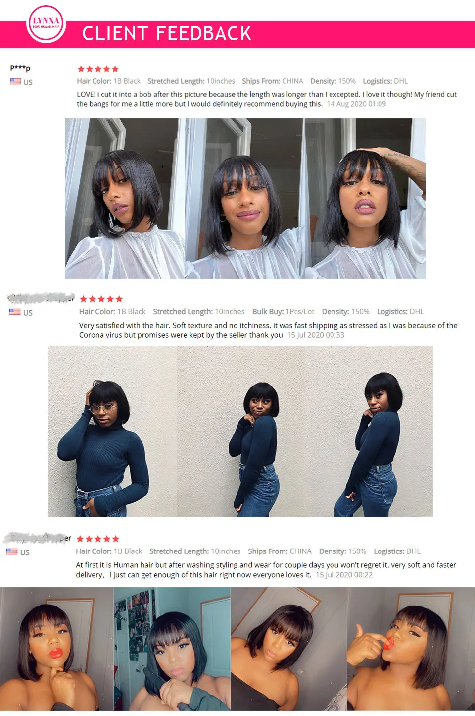 Peruca de Cabelo Humano em Linha Perucas com Franja Humano para Preto Pixie Corte Reta Curto Mel Loira Ombre Cor Cheia Máquina Bob 4 Apliques e perucas