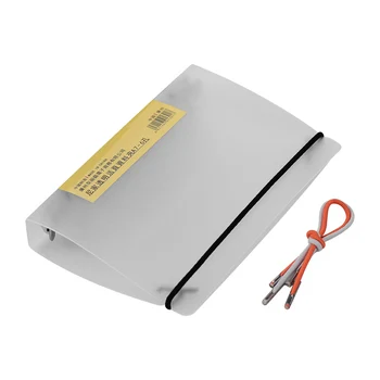 

Binder PP Cover Translucent Binder Folder Protector Rings Clip with Elastic Bands Straps for Office School Supplies