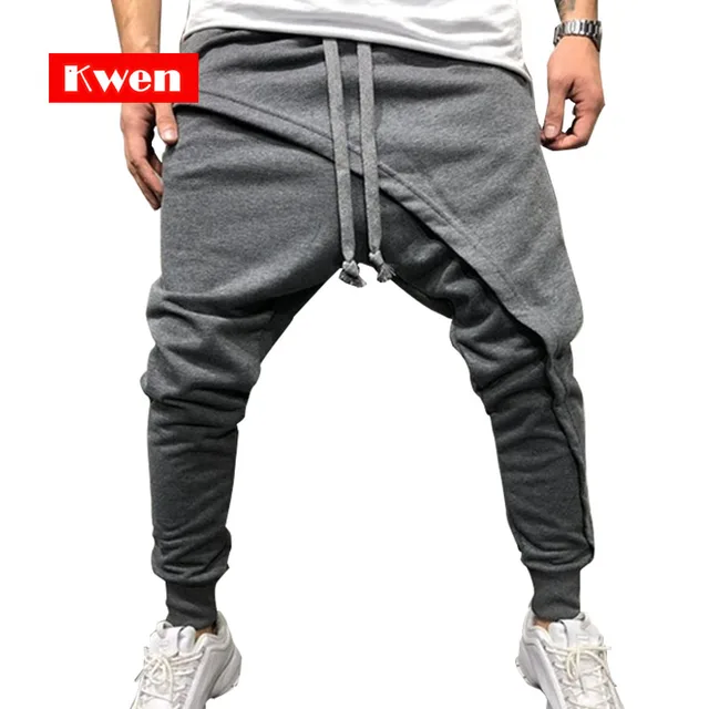 US $18.00 Fashion Male Hip Hop Pants Lace High Street Skateboard Vintage Men Trousers Men Solid Pants Casual 