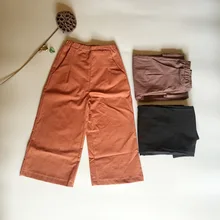 Г. Летние повседневные свободные штаны для мальчиков и девочек детские брюки из чистого хлопка повседневные штаны для малышей хлопковые льняные штаны