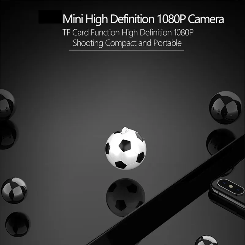 HD 1080P Футбол Мини камера ИК ночного видения камера записывающая Экшн-камера DV видеокамеры