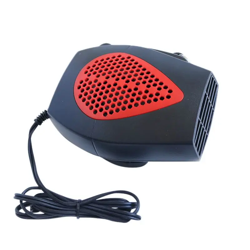 Red 12V 12 В 150 Вт 2 в 1 Автомобильный парковочный электронагреватель охлаждающий вентилятор портативная Автомобильная сушилка с подогревом лобового стекла Defroster Demister - Название цвета: Red 12V