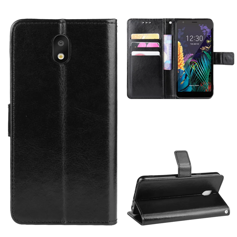 Кожаный чехол для LG K30 LMX320QMG, кожаный бумажник премиум класса, кожаный чехол-книжка для LG X2 Prime 2 Arena 2 Aristo 4/4 Plus