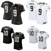 Стилизованный, Орлеан Drew Brees Brandin Cooks для женщин Джерси