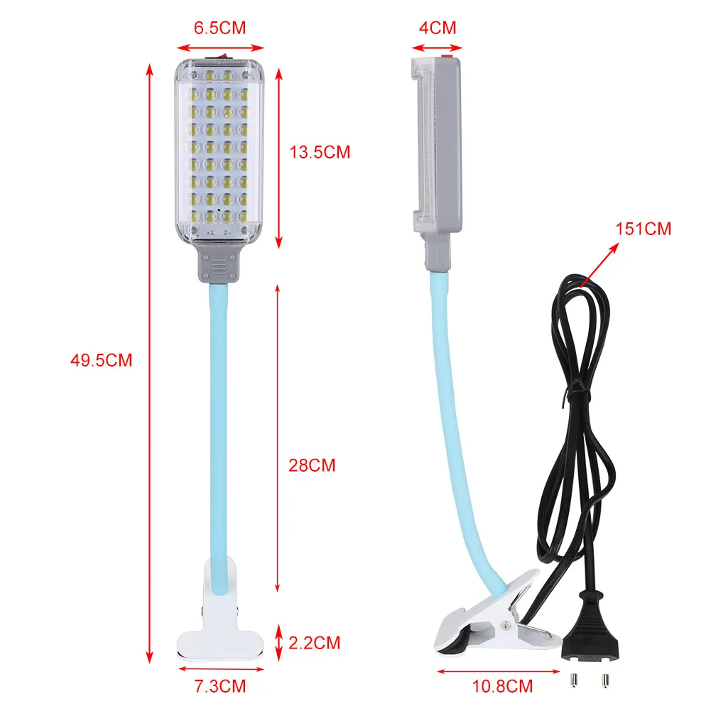 34SMD высокой яркости перезаряжаемый светодиодный светильник для работы на открытом воздухе Многофункциональный светильник для обслуживания s-зажим типа Deak лампа Настольный фонарь