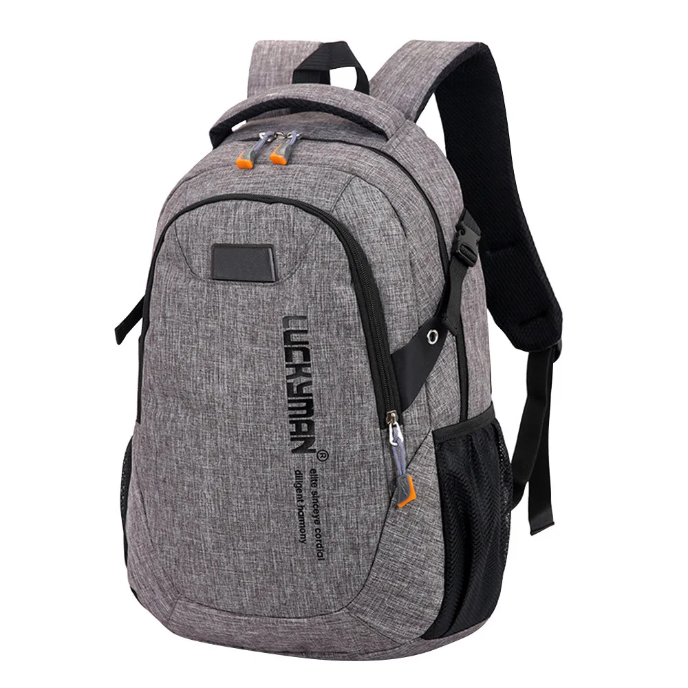 Men Backpack canvas Male Travel bag Backpacks Unisex laptop bags Designer High capacity student bag men and women#45