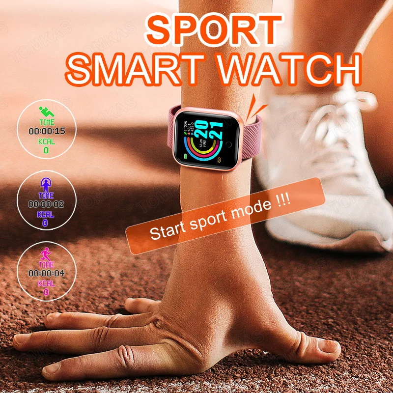 Bluetooth Smart Watch Men Kids Smartwatch 2020 Rainbow Wrist Women's Watches Sport Fitness Bracelet Tracker For Xiaomi Android 2
