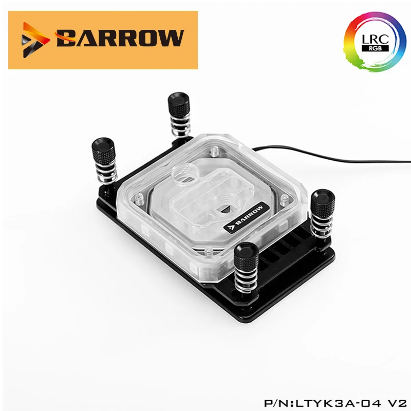 Блок водяного охлаждения для AMD RYZEN AM3 + AM4 RGB Microcutting Microwaterway медный радиатор кулера