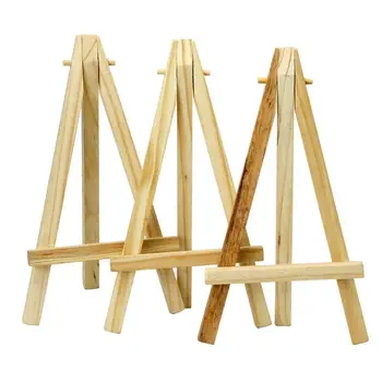 

Mini 6 inch Tall Wooden Easels Artistic Projects Photo Name Menu Holder Table Reservations Festive Xmas Placeholder