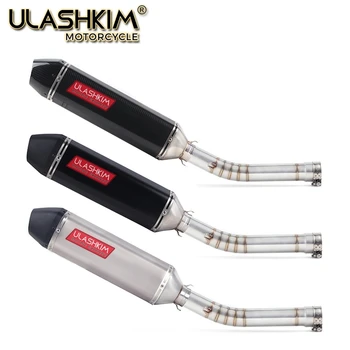 

Motorcycle full System exhaust Muffler Escape middle Link Contact pipe For suzuki GSXR1000 GSX R1000 GSXR 1000 K7