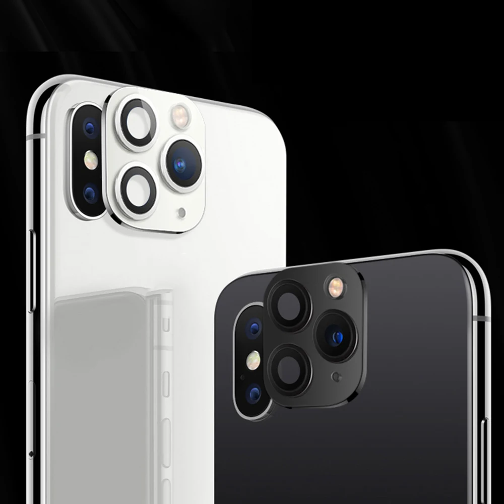 Роскошный Металлический стерео объектив для iPhone 11 Pro, титановый сплав, крышка для объектива камеры для iPhone X XS MAX, крышка для объектива