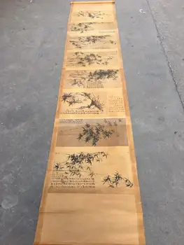 

Antique collection of long scroll paintings of celebrities (Banqiao bamboo picture)