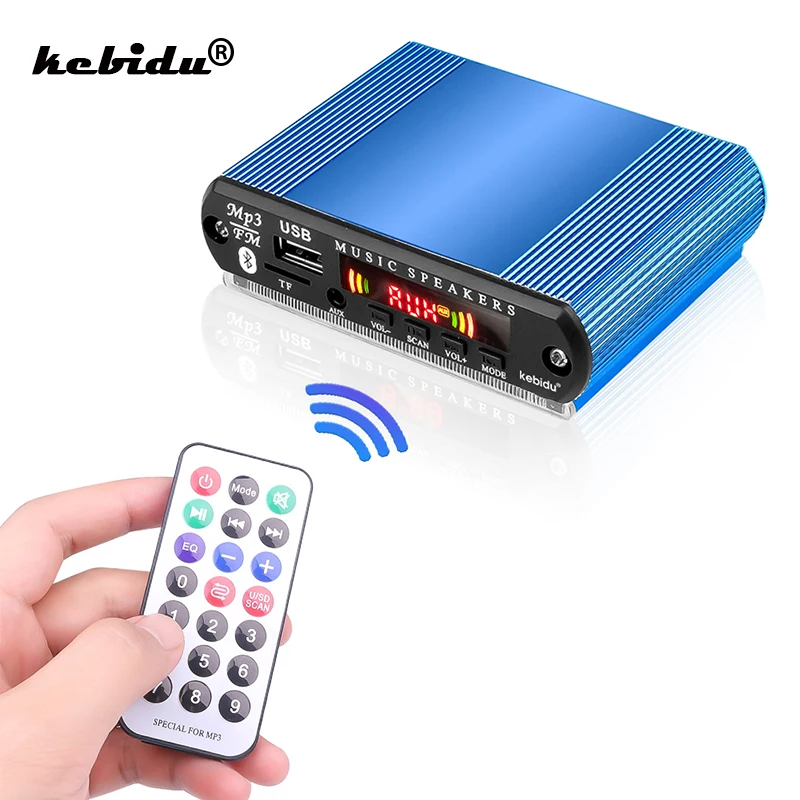 MP3 плеер беспроводной Bluetooth WMA декодер плата автомобильный аксессуар с микрофоном