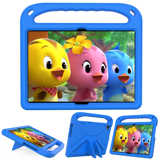 For Tablet Lenovo Tab M10 TB-X606/X605/X505/X705/X306 M8 TB-8505 Case Hand-held Soft Drop-proof Kids EVA Holder Cover Funda blue