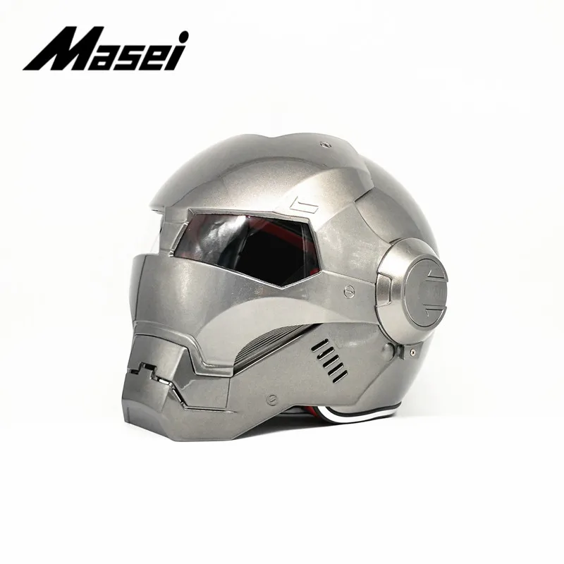 Masei шлем Железного человека moto rcycle половина с открытым лицом шлем-каска cross