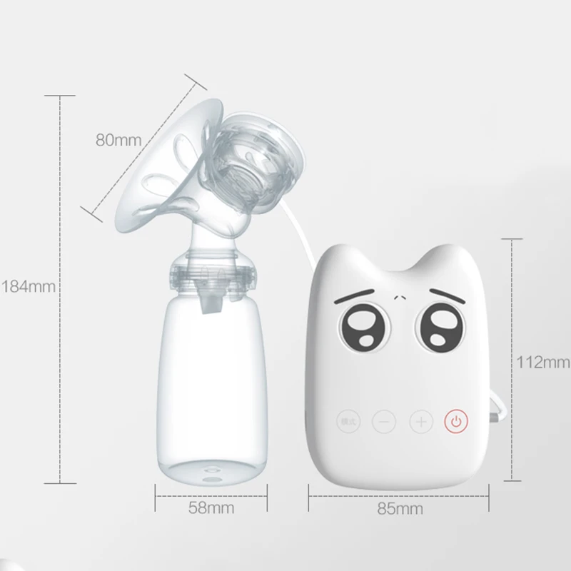 New baby product White/pink electric breast pump DIY Intelligent USB electric breast pumps Breast feeding pump GK