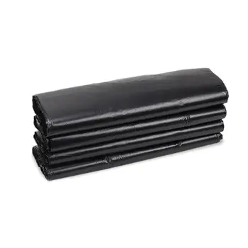 

50pcs 5 Gallon Disposable Garbage Trash Bags with Handles for Bathroom Bedroom Home Kitchen Office Trash Cans Black