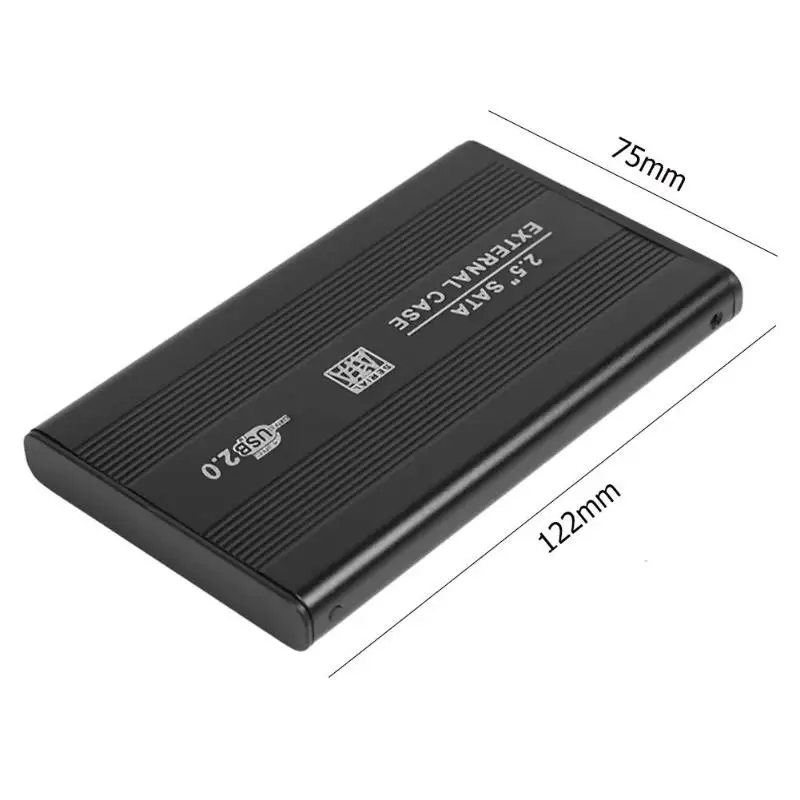 2," USB2.0 SATA жесткий диск Корпус алюминиевый сплав HDD коробка 480 Мбит внешний жесткий диск Корпус для ноутбука 2,5 дюймов HDD SDD чехол