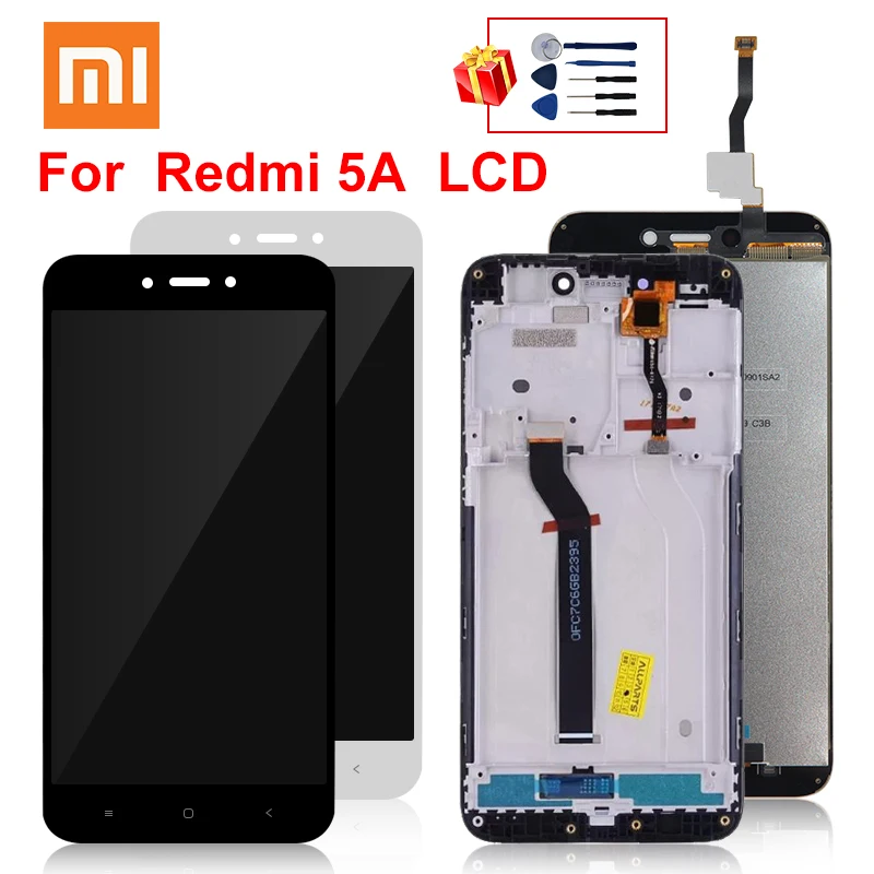 ЖК дисплей 5 0 дюйма для Xiaomi Redmi 5A с сенсорным экраном и дигитайзером в сборе запасные части рамкой дисплея