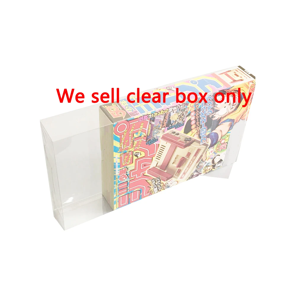 

100PCS Clear transparent PET box cover For FCmini Weekly youth Jump 50th Anniversary Edition Collection Display Storage Box