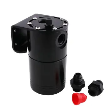 

Universal Motor Oil Pot Plastic Radium Engineering Universal Short Competition Catch Can Kit Black 1Pcs