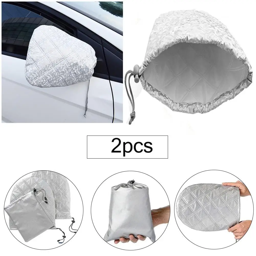 

2PCS Car Side Mirror Protective Cover Ice Mirror Covers Waterproof Frost Guard Mirror Cover For Rear View Mirror