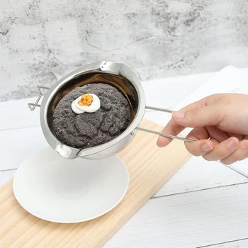 

Stainless Steel Water Bath Pot of Chocolate Melting Water Heating Melting Pot Bowl Baking Heating Container Kitchen accessories