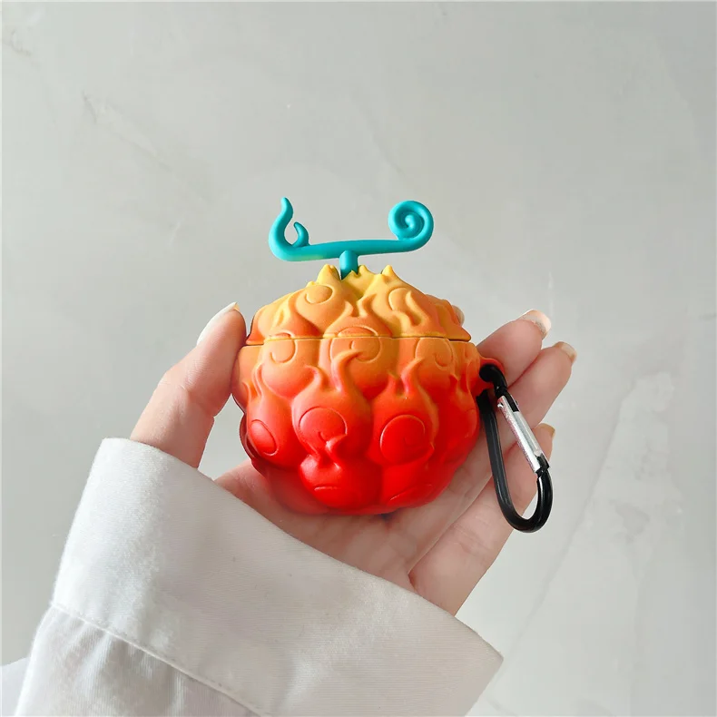 One Piece Devil Fruit Earphone Case For Airpods Pro 1 2 3 Anime Silicone Headphone Protective Soft Cover Toys Christmas Gift Action Figures Aliexpress