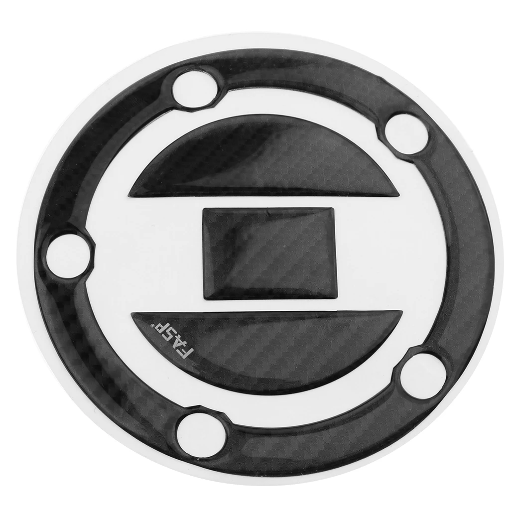 Self-Adhesive 5D Motorcycle Carbon Fiber Gas Tank Filler Cap
