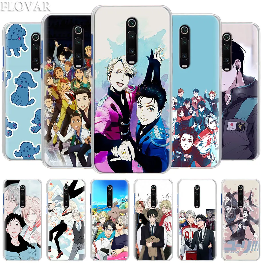 

Yuri On Ice Case for Xiaomi Mi A3 A1 A2 8 Lite 9T CC9E Play Redmi K20 Pro 7A Note 7 7S Hard Clear Cover Capa