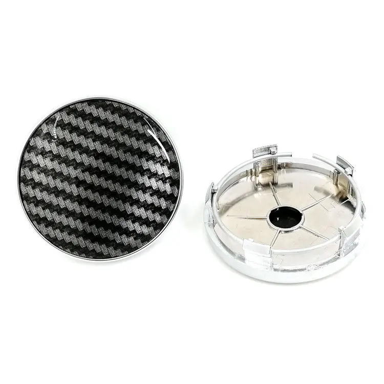 

Modified Black Carbon Fiber Wheel Hub Cover 60MM Universal Wheel Cap Vehicle Hub-centric Cover Small Wheel Cap gang quan gai