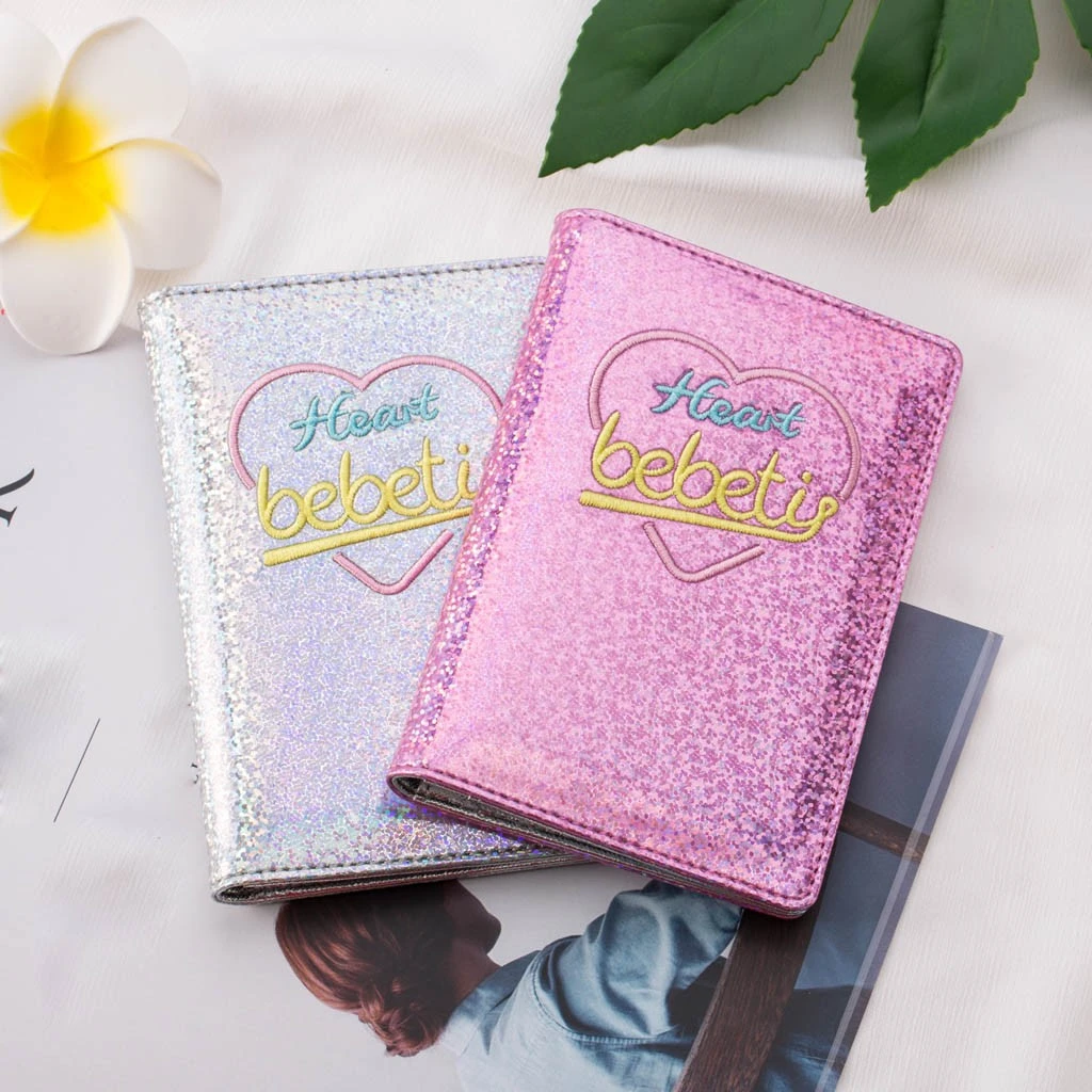 Fashion Trend Women Men ID Credit Card Banquet Letter Card Holder Coin Bag Travel Wallets Holder Double Open 812