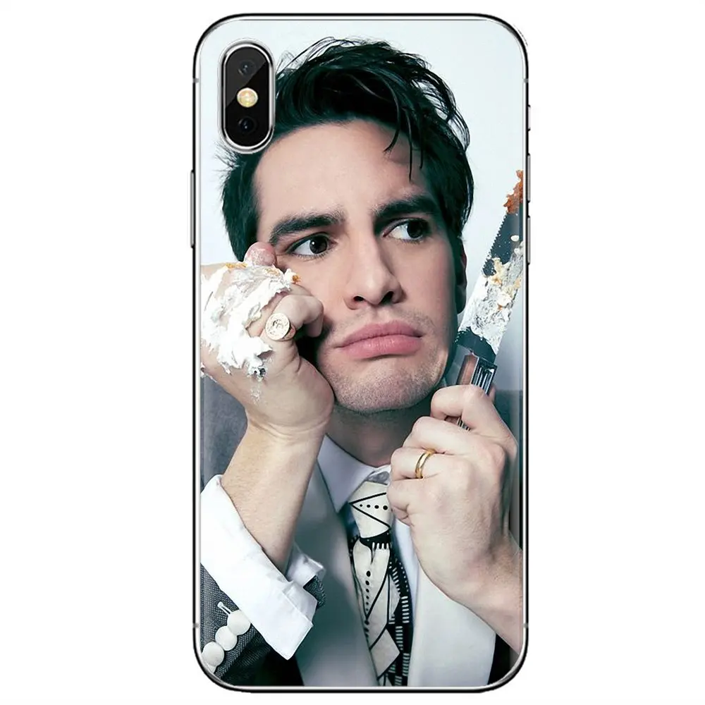 Силиконовый чехол для телефона Brendon Urie Panasonic! На Диско Samsung Galaxy A3 A5 A7 A9 A8 Star Lite A6 Plus