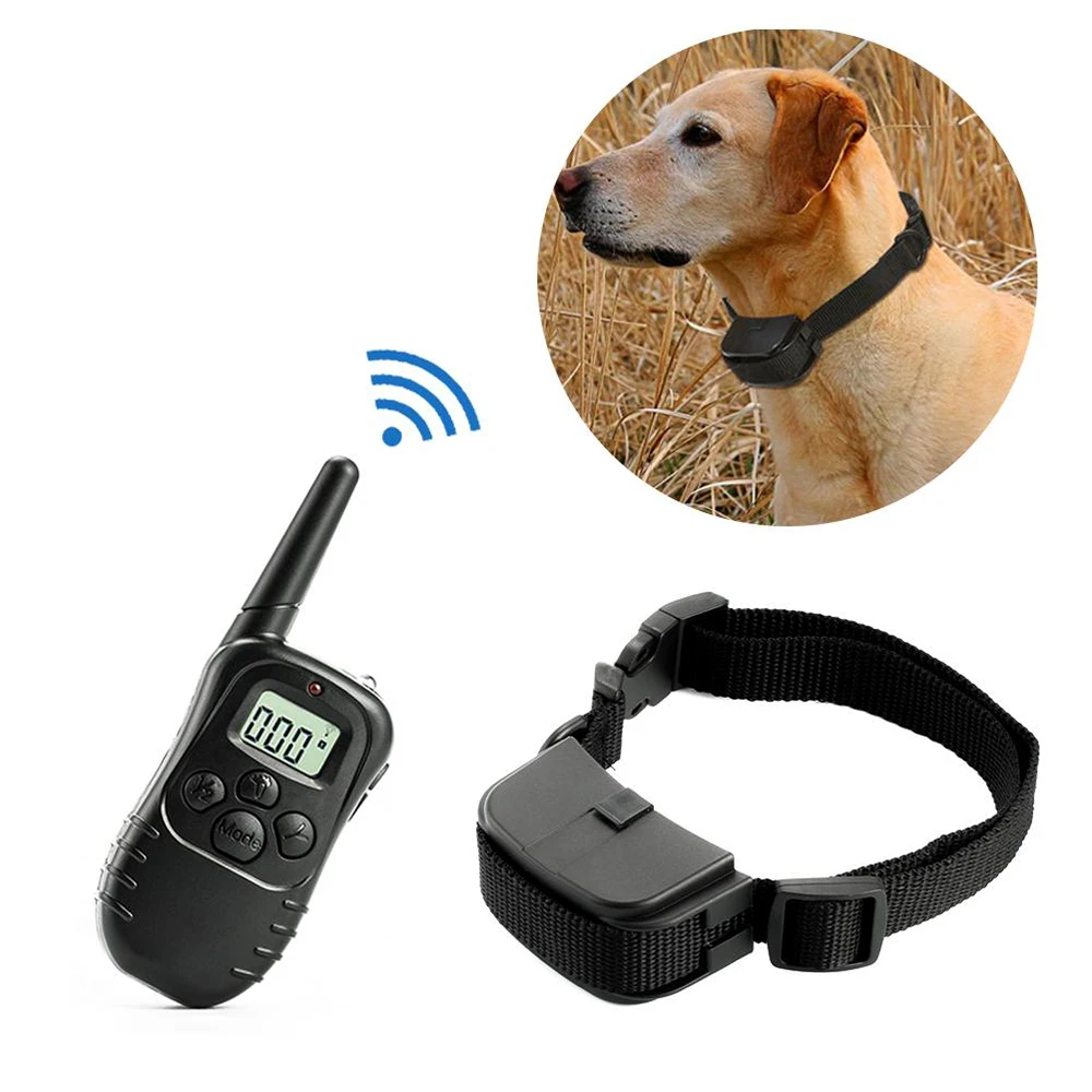 300 Electronic Dog Collar Remote Control Dog Collars With Static Shock,Vibration, Beep Modes LCD Electric Dog Shock Collar|Training Collars| | - AliExpress