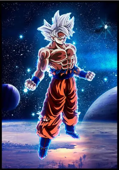 Japan Anime Dragon Ball Goku Vintage Home Decor 5d Diamond Painting Full Square/Round Picture Rhinestone DIY Diamond Embroidery