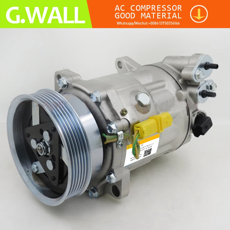 SD7C16 авто AC компрессор для Peugeot 407 607 Citroen C5 9656572180 6453XW 648720 9663315580 6453SH 9648138780