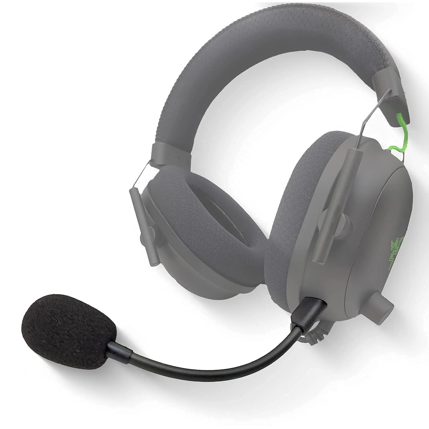 Replacement Aux Detachable Mic Boom Microphone With Foam for Razer BlackShark V2 Pro SE Special Edition Wireless Gaming Headsets