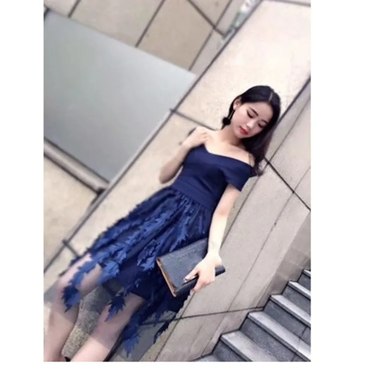 

Nice Women Lace Bandage Patchwork Stretch Sexy Dress Elegant Floral Dresses Formal Party Dresses