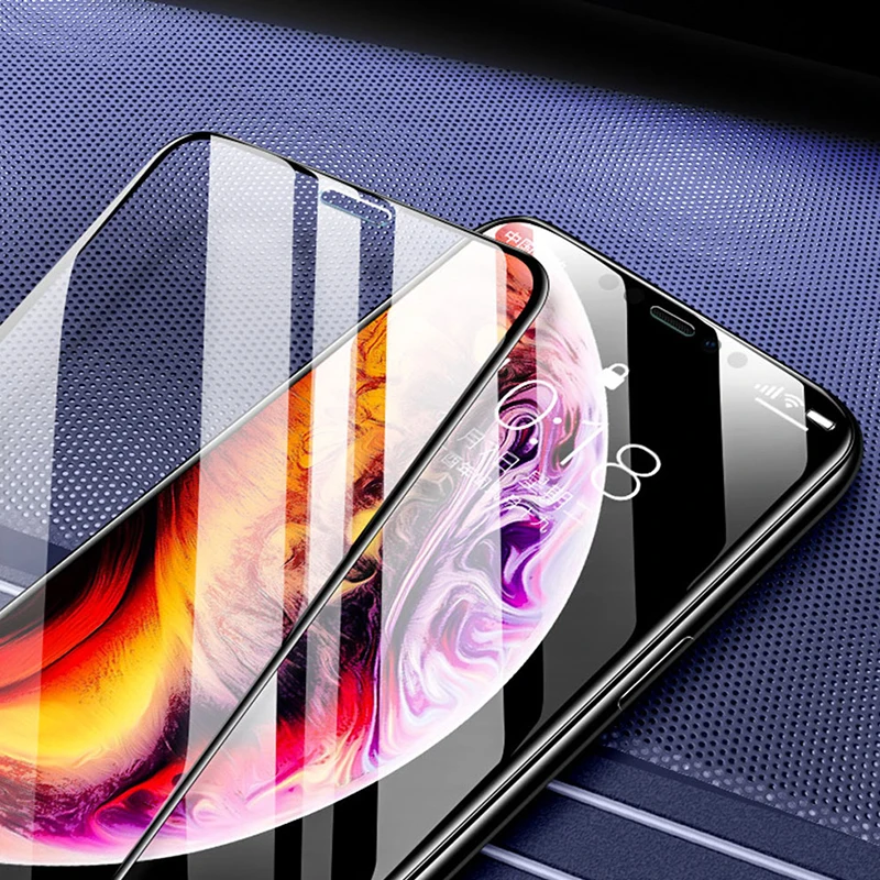  Glas Für Iphone 11 Gehärtetem Glas Für IPhone 11 pro Max Screen Protector Volle Gule 3D Gebogene Bi