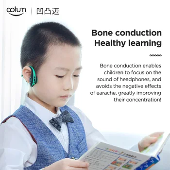 

aotum children headphones wireless bluetooth 5.0 Bone Conduction MP3 Comes with 32G Music learning Headsets For kids