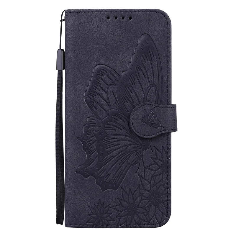 Bướm Hoa Da Lật Mềm Dành Cho Xiaomi Redmi Note 9S 8 9 Pro Max 9A 8A Đôi Mi 10T Lite Poco M3 Ví Vỏ 