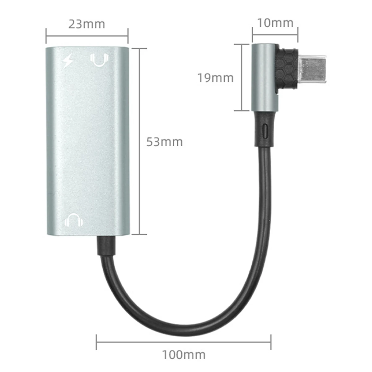 Type C to 3 5mm Adapter Headphone AUX Audio Jack USB C Adapter Cable Support PD3 0 Fast Charge Digital Cables