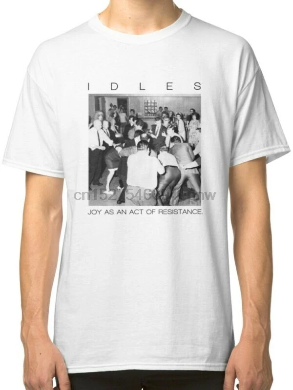 Белые футболки IDLES-Joy as an Act of Resistance |