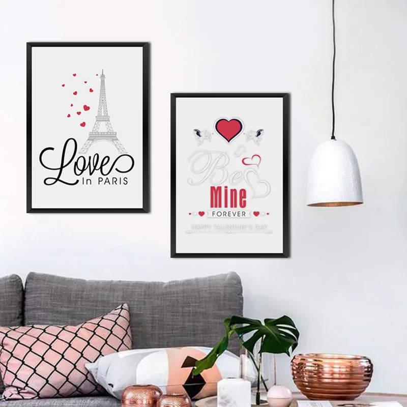 Nordic-Minimalist-Love-Quotes-Word-Poster-Couple-Gift-Cartoon-Wall-Art-Canvas-Painting-for-Living-Room