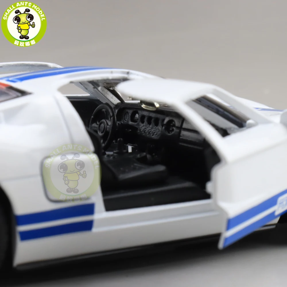 1/32 Ford GT 2006 литая модель автомобиля игрушки для детей Детское звуковое освещение Вытяните назад Подарки для мальчиков девочек