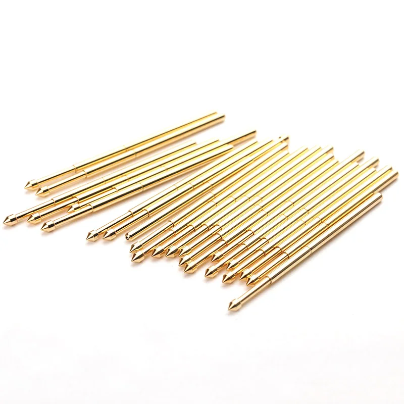 Metal Brass Home Test Probe, durável e conveniente, comprimento 24,5mm, diâmetro 1,36mm, PA160-E3, 100 pcs, saco